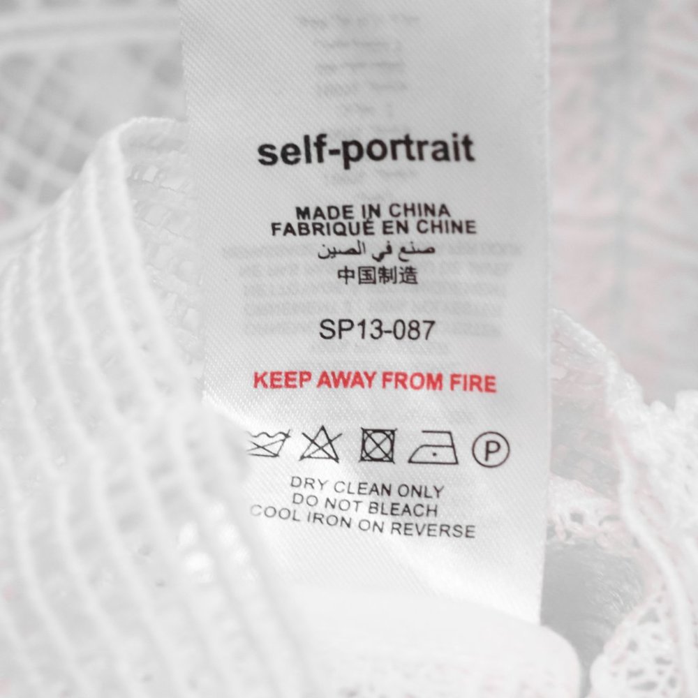 Self-Portrait Ruffle Blouse - Picture 8 of 9